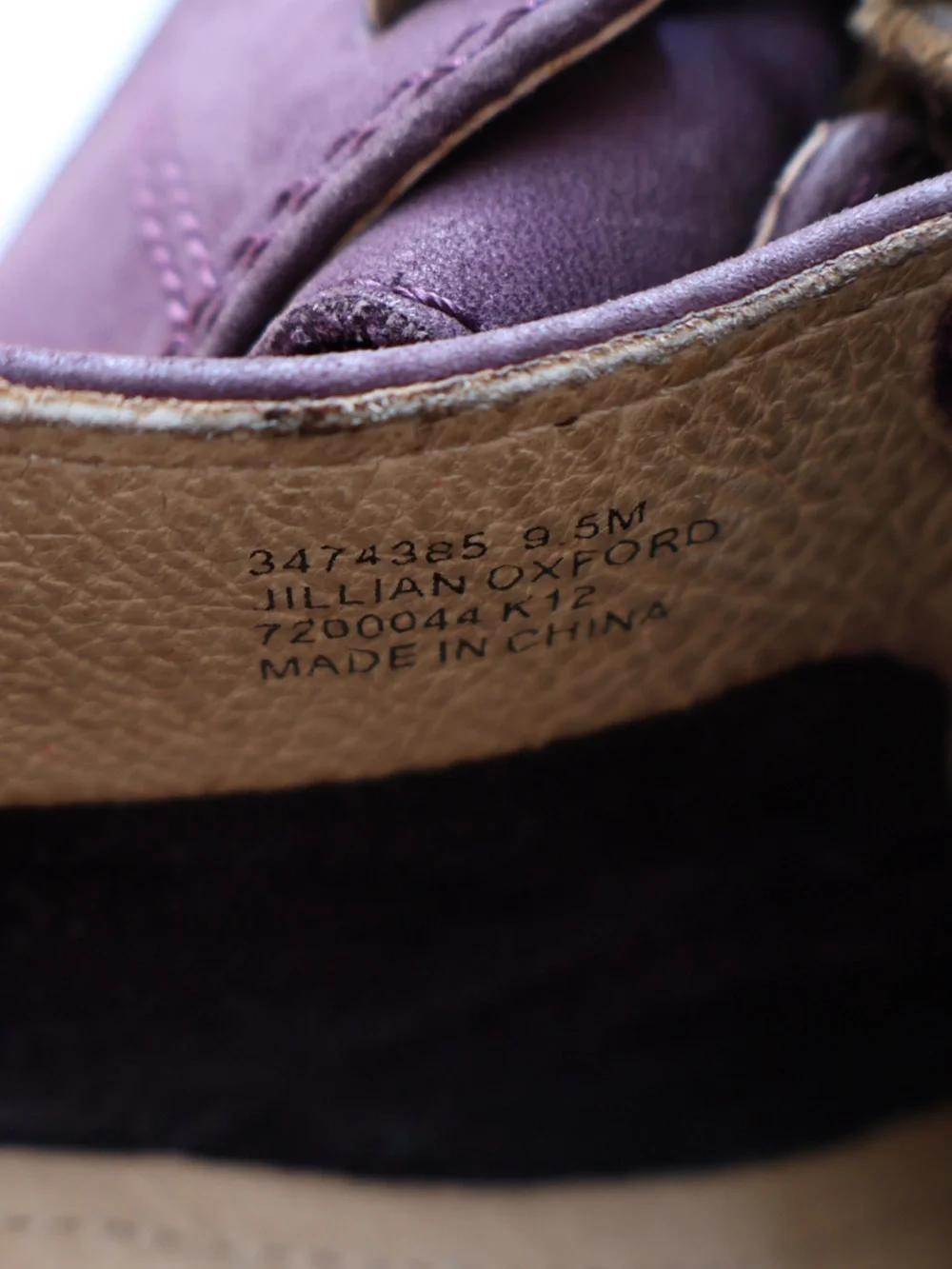 Frye Jillian Purple Suede Leather Oxfords Lace Up Shoes Indie Artsy Preppy 9.5